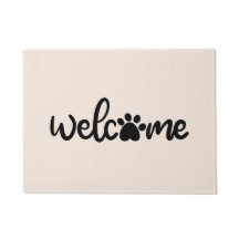 Bienvenue chez Paw - Door Mat