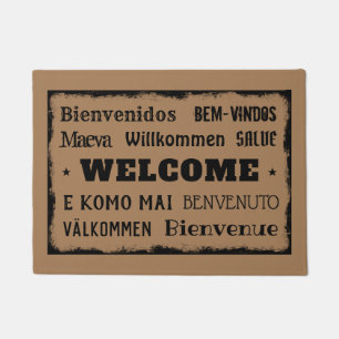 Paillasson Bienvenue dans 10 langues