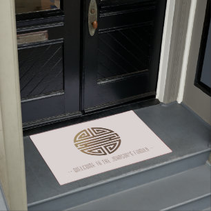Paillasson Bienvenue dans Longévité Caractère chinois fa
