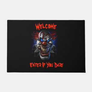 Paillasson Bienvenue Evil Blue Eyed Clown