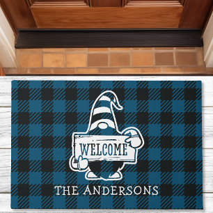 Paillasson Bienvenue Gnome scandinave Personnalisé