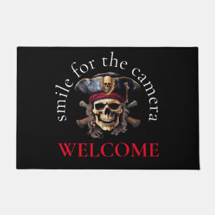 Paillasson Bienvenue Happy Pirate Skull Doormat