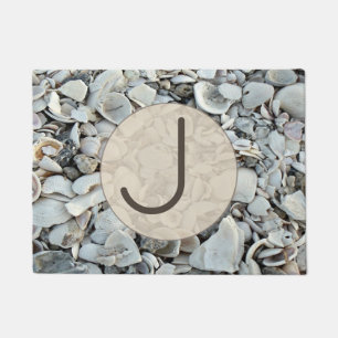 Paillasson Bienvenue initiale Coquillages de bord de mer