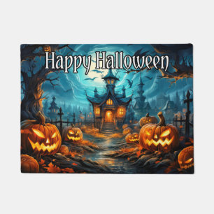 Paillasson Bienvenue    Maison hantée d'Halloween