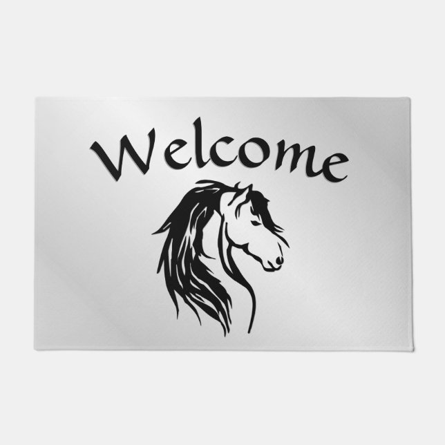 Paillasson Bienvenue Noble Cheval (Devant)
