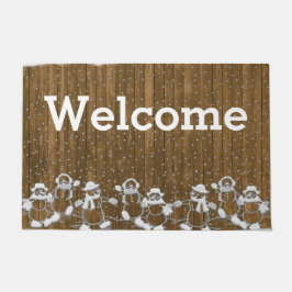 Paillasson Bienvenue Snowmen