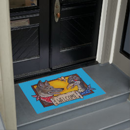 Paillasson Bienvenue Southwest Coyote Roadrunner Animal Fun A