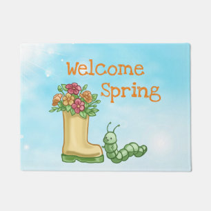 Paillasson Bienvenue Spring Caterpillar