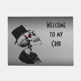 Paillasson Bienvenue sur My Crib Skeleton Welcome Mat
