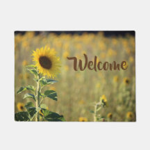 "Bienvenue" Tournesol jaune