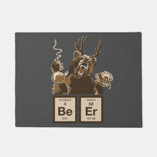 Paillasson Bière découverte par ours de chimie
