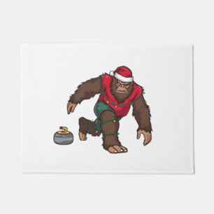 Paillasson Bigfoot Sasquatch Curling Noël 2026 Vacances  