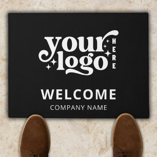 Paillasson Black Business Company Logo Accueil moderne