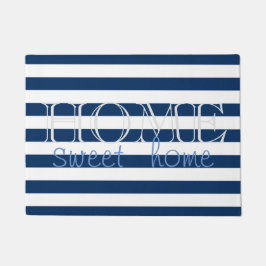 Paillasson Bleu de la marine moderne, Home Sweet Home