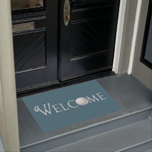Paillasson Bleu Moderne Simple Golf Ball Welcome Porte