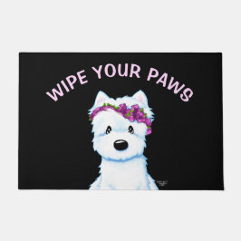Paillasson Blossom Westie KiniArt