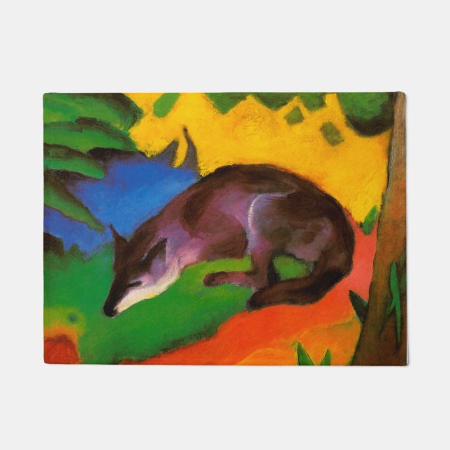 Paillasson Blue Fox by Franz Marc (Devant)