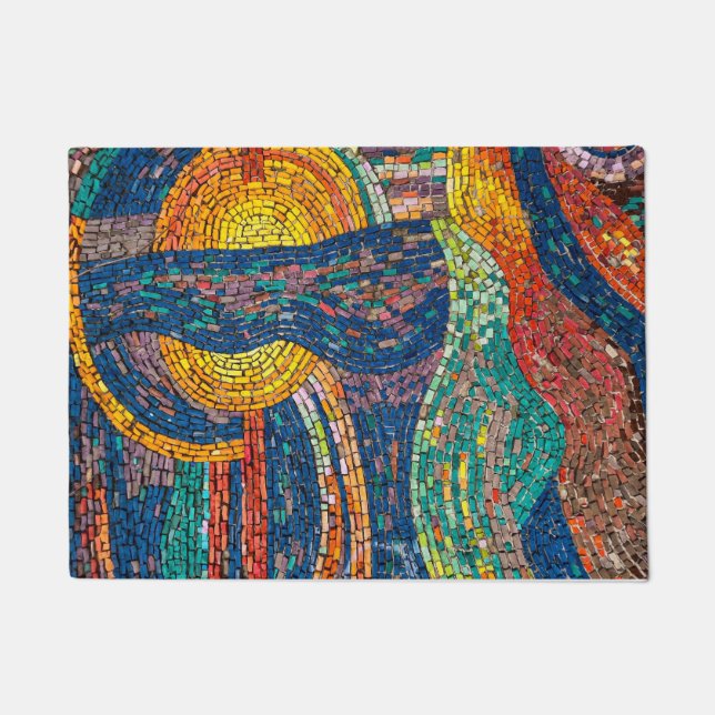 Paillasson Blue, Orange  (Devant)