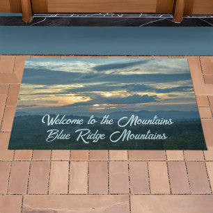 Paillasson Blue Ridge Mountains Sunset Photographie Bienvenue