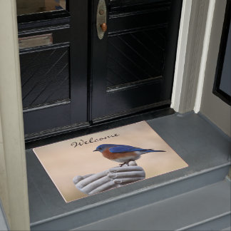 Paillasson Bluebird de bonheur vous accueille