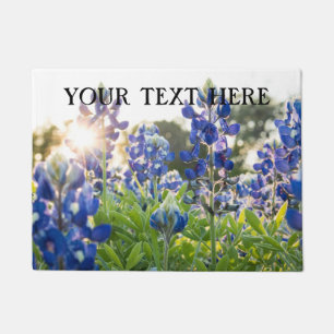 Paillasson Bluebonnets Blue Flowers Texas texan Floral