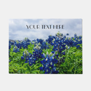 Paillasson Bluebonnets Blue Flowers Texas texan Floral