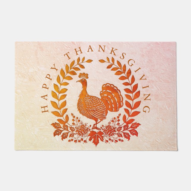 Paillasson Bon thanksgiving Turquie (Devant)