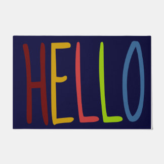 Paillasson Bonjour Salut Tapis, Mat d'accueil intérieur, Pers