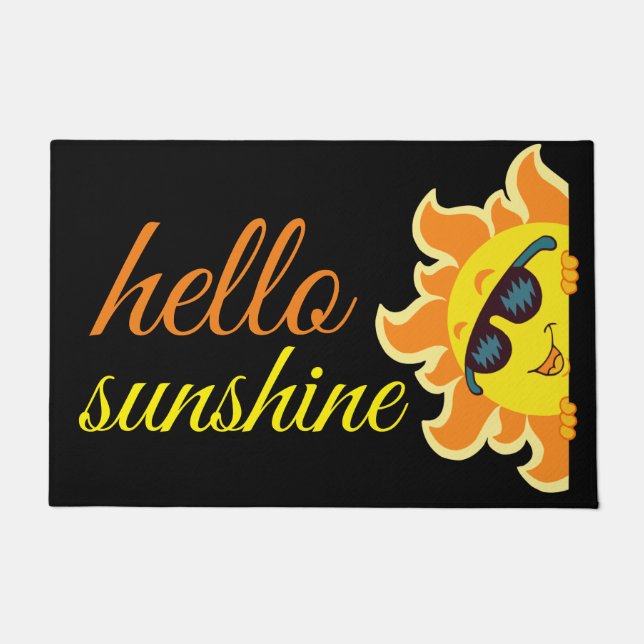 Paillasson Bonjour Sunshine (Devant)