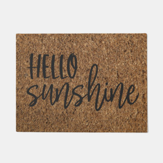 Paillasson Bonjour Sunshine Faux Coir Bienvenue d'été