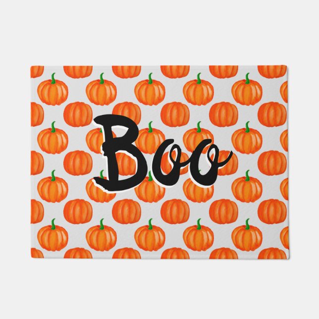 Paillasson Boo Citrouille Halloween Doormat (Devant)