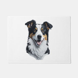 Paillasson Bordure face Collie