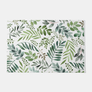 Paillasson Botanique Verdure Feuille    AquarelleFormat
