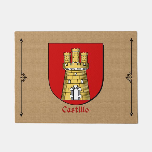 Paillasson Bouclier historique de Castillo sur Arrière - plan (Devant)