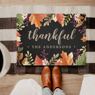 Paillasson Bounty d'automne Thanksgiving personnalisé