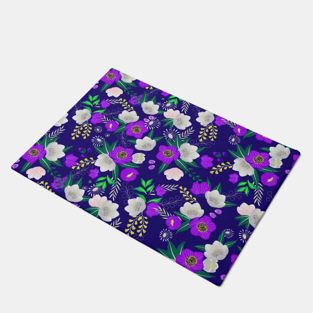Paillasson Bouquet de fleurs de printemps rustique (Incliné)
