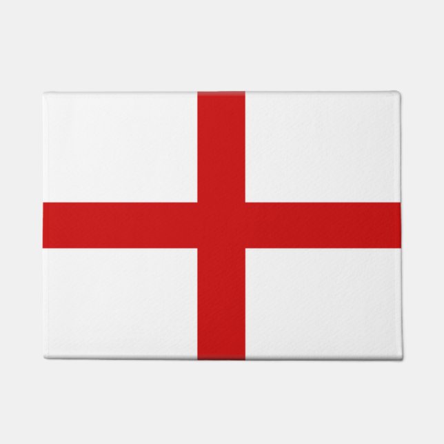 Paillasson Bouton de drapeau de l'Angleterre (Devant)