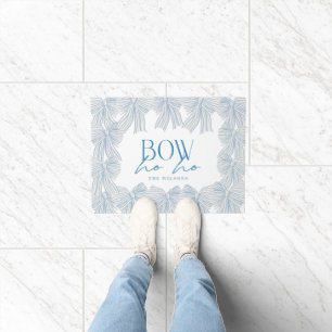 Paillasson Bow Ho Blue Bows Noël
