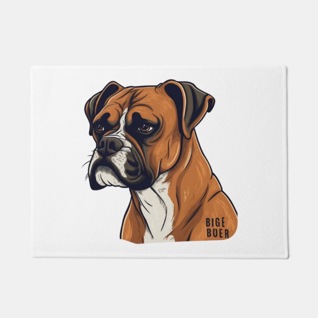 Paillasson Boxer Bark Designs Punchy Graphic designs (Devant)