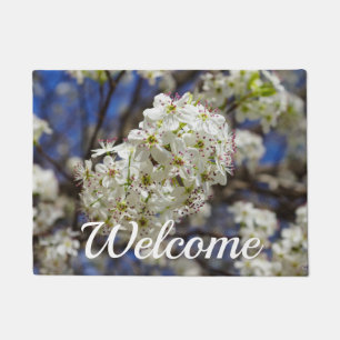 Paillasson Bradford Pear Blooms Welcome Domat