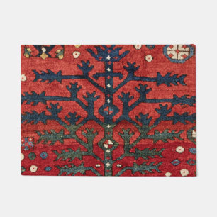 Paillasson Bright Red Persian III formes géométriques