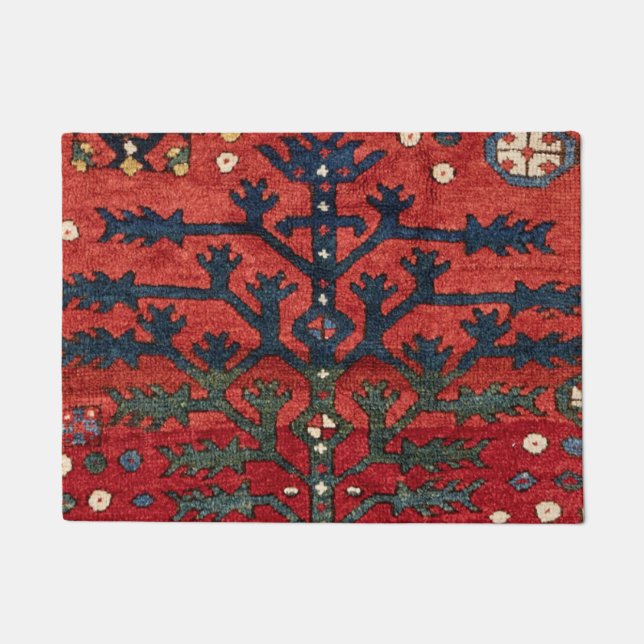 Paillasson Bright Red Persian III formes géométriques  (Devant)