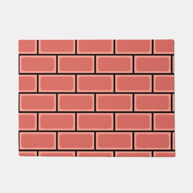 Paillasson Brique de mur (Devant)