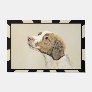 Paillasson Brittany Peinture - Cute Original Chien Art