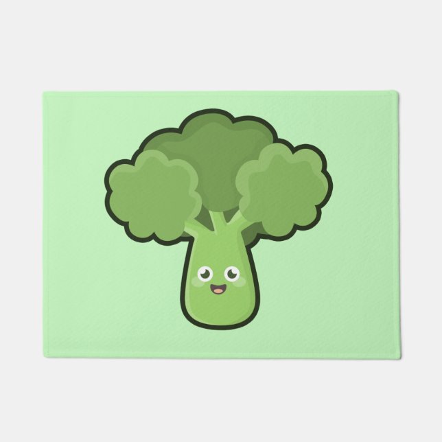 Paillasson Brocoli de Kawaii (Devant)