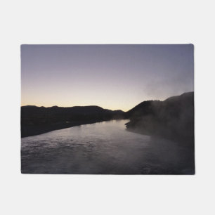 Paillasson Brouillard matinal sur la rivière Jackson à Grand