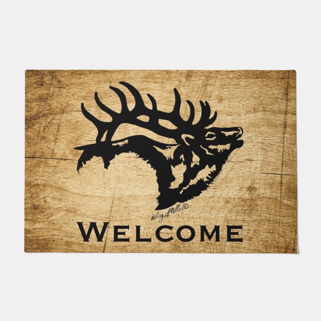 Paillasson Brouillonnement Bull Elk (Devant)