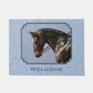 Paillasson Brown Bay Oldenburg Horse Portrait