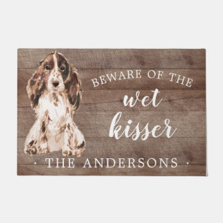 Paillasson Brown Cocker Spaniel Dog Porte Mat Personnalisé