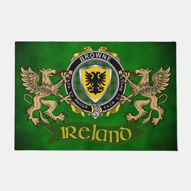 Paillasson Browne Irish Shield & Griffin (Devant)